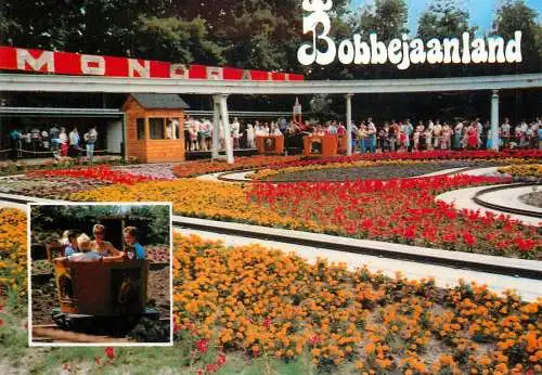 Kasterlee Bobbejaanland amusement park funny barrels flower bed