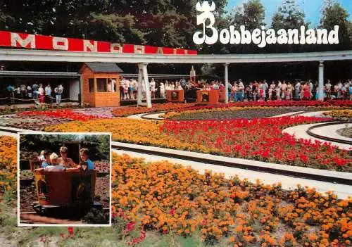 Kasterlee Bobbejaanland amusement park funny barrels flower bed