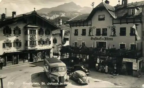 Austria St Johann in Tirol Hauptplatz Gasthof zum Baren