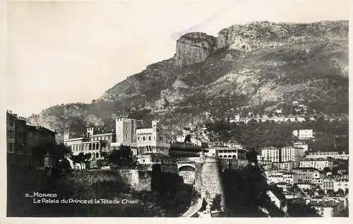 Monaco Palais du Prince & la Tete du Chien