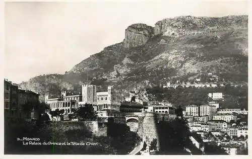 Monaco Palais du Prince & la Tete du Chien