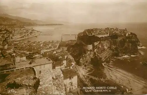 Monaco Monte Carlo vue generale