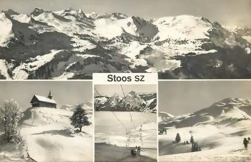Switzerland Stoos ski area multi view