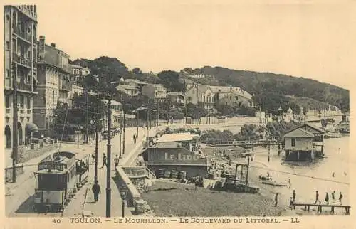 Toulon Mourillon boulevard tramway