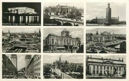 Sweden Stockholm multi view