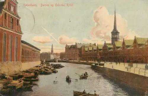 Denmark Copenhagen Borsen og Holmen's Kirke