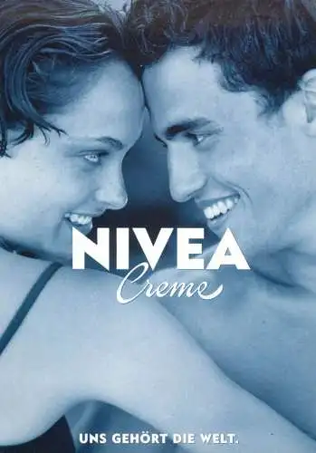 Advertising Nivea creme postcard