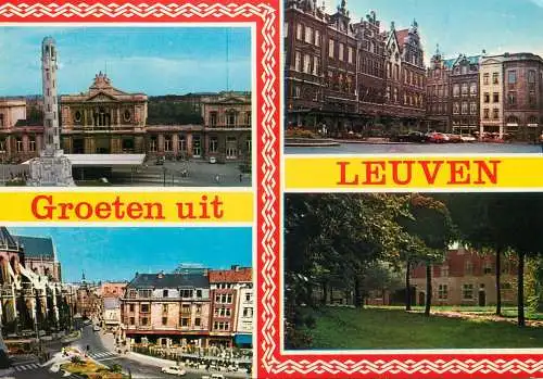 Belgium Leuven postcard