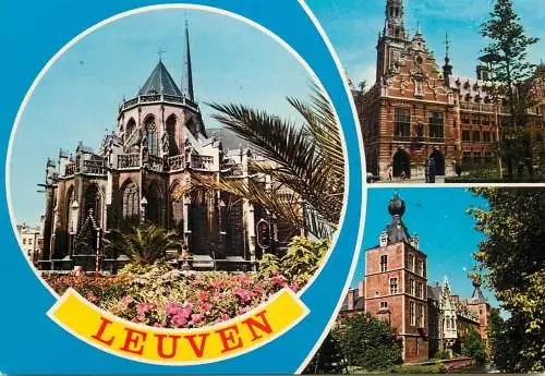Belgium Leuven postcard
