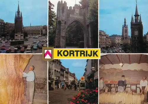 Belgium Kortrijk postcard
