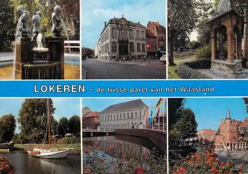 Lokeren Waasland postcard