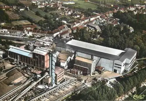Moerbeke-Waas Luchtopname Panorama En Suikerfabriex