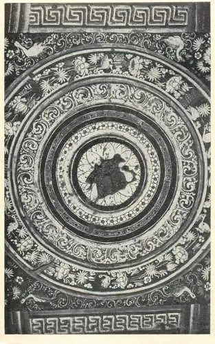 India Ajanta Cave 2 painting on ceiling