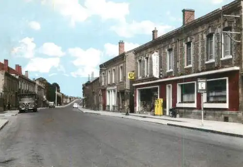 Pargny sur Saulx rue nationale 396 gas station 1971 postcard