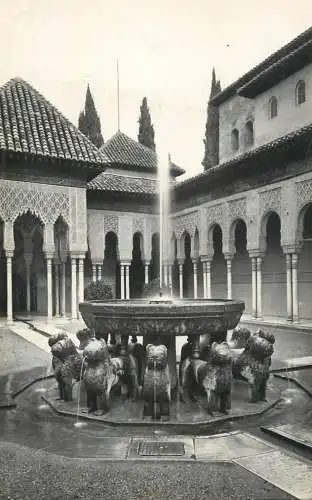 Spain Granada Alhambra Patio de los Leones