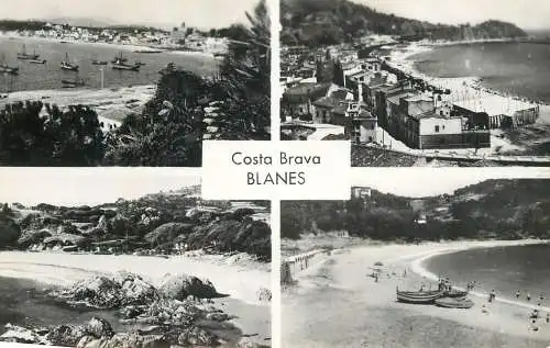 Spain Blanes Costa Brava different aspects