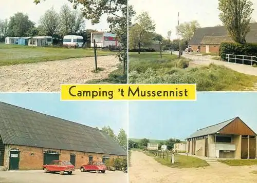 Postcard camping Mussennist Ossenisse