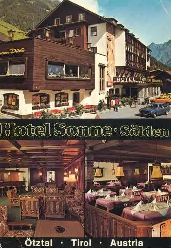 Postcard Hotel Sonne Solden Tirol