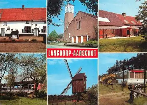 Postcard Hotel Langdorp Aarschot windmill