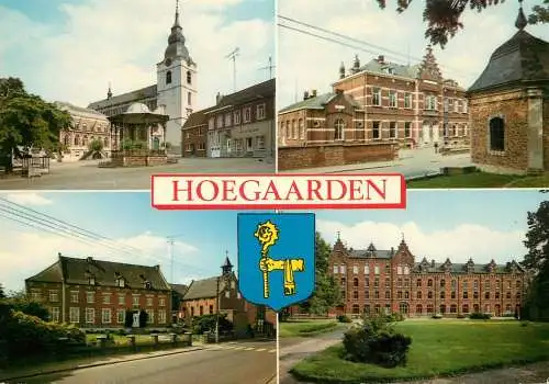Hoegaarden multi views postcard