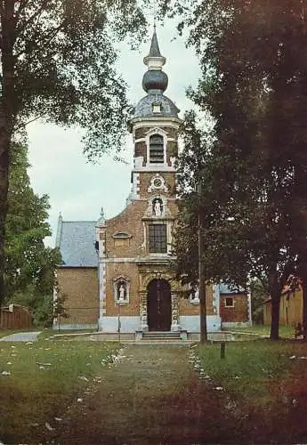 Waasmunster kerk postcard