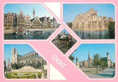 Belgium East Flanders Gent postcard