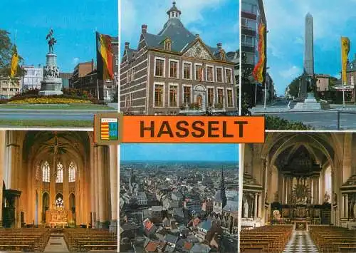 A3642 Hasselt multi views post card
