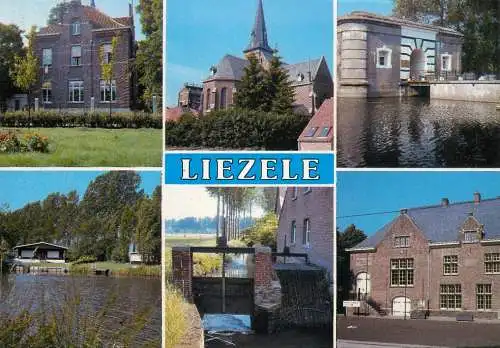 Liezele multi views postcard