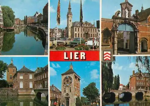 Lier multi views postcard