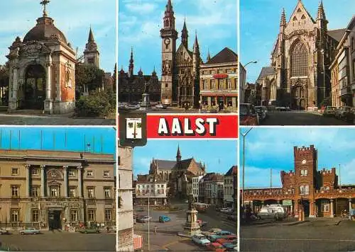 Aalst multi views postcard