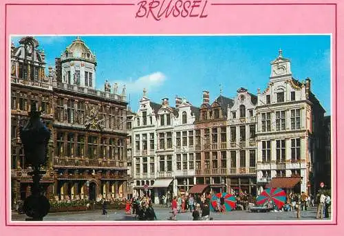 Brussels Market  postcard
