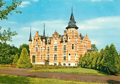 Hamont Achel castle postcard