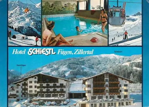 Postcard Hotel schiestl Fugen Zillertal