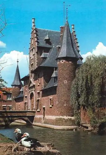 Antwerpen Marksem renaissance waterslot Rozendaal postcard