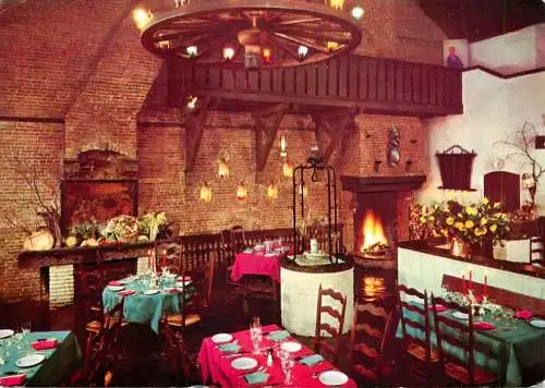 Postcard Hotel restaurant Chaussee de Waterloo