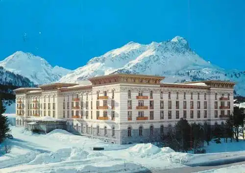 Postcard Hotel Maloja palace Switzerland