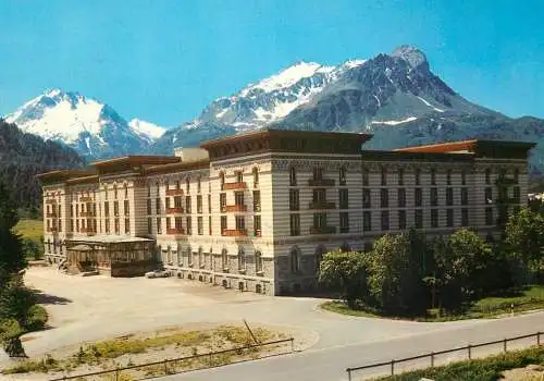 Postcard Hotel Maloja palace Switzerland