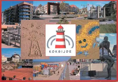 Belgium Koksijde - Coxyde beach light tower