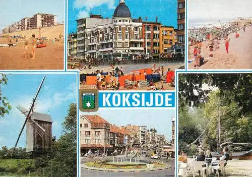 Belgium Koksijde - Coxyde beach windmill