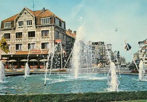 Belgium Koksijde - Coxyde fountain