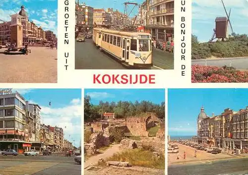Belgium Koksijde - Coxyde tram windmill ruins