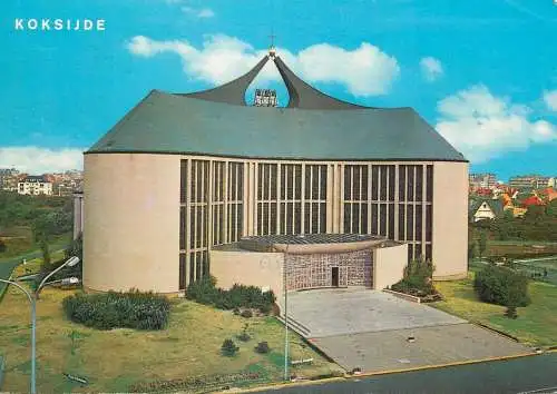 Belgium Koksijde - Coxyde church Notre Dame des dunes