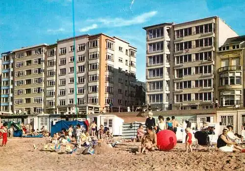 Belgium Koksijde - Coxyde plage et digue de Mer