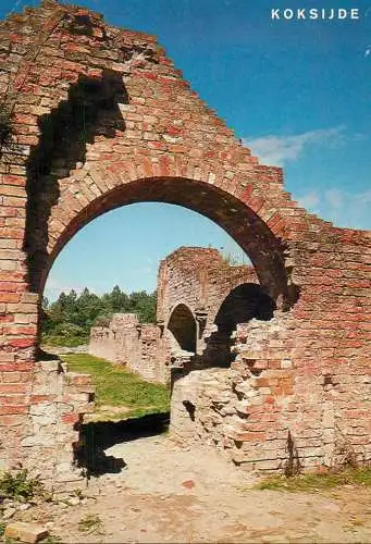 Belgium Koksijde - Coxyde Duinenabdij ruines