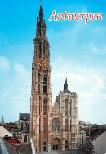 Belgium Antwerpen cathedral of our lady
