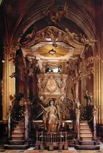 Belgium Antwerpen pulpit by M. van der Voort the Elder