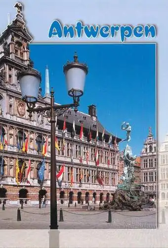 Belgium Antwerpen stadhuis en Brabo