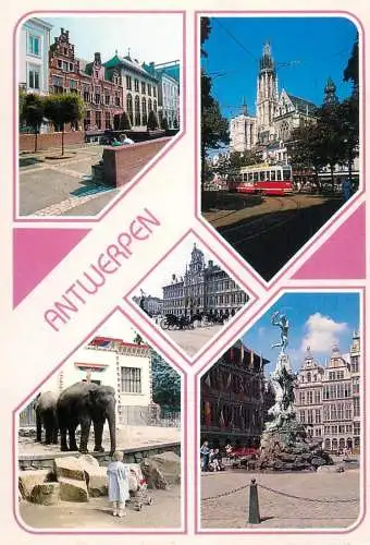 Belgium Antwerpen tram elephant