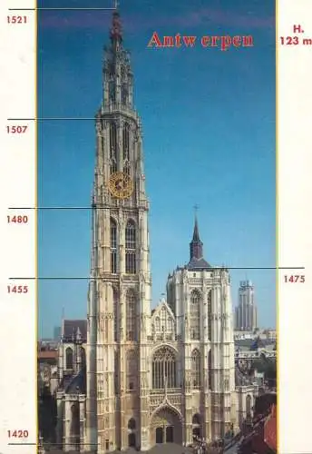 Belgium Antwerpen Notre dame cathedral