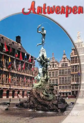 Belgium Antwerpen Grote Markt en Brabo